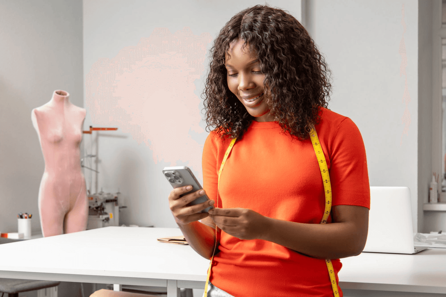 Person using phone