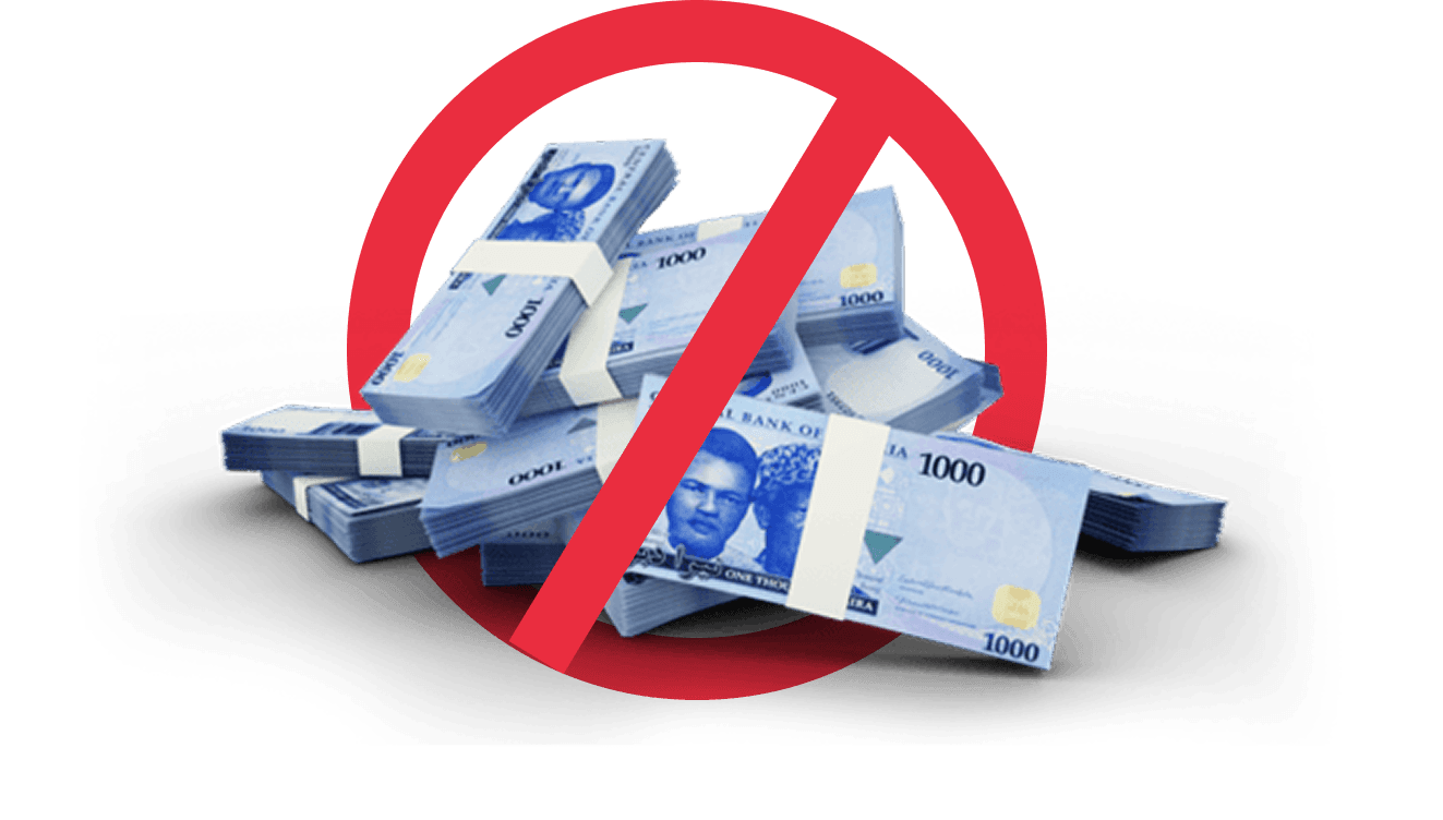 Money with a ban symbol — Billboxx is not a loan provider